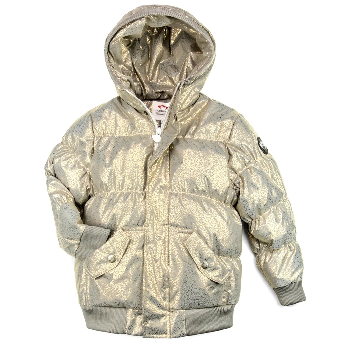 Silver Illusion Puffy Coat