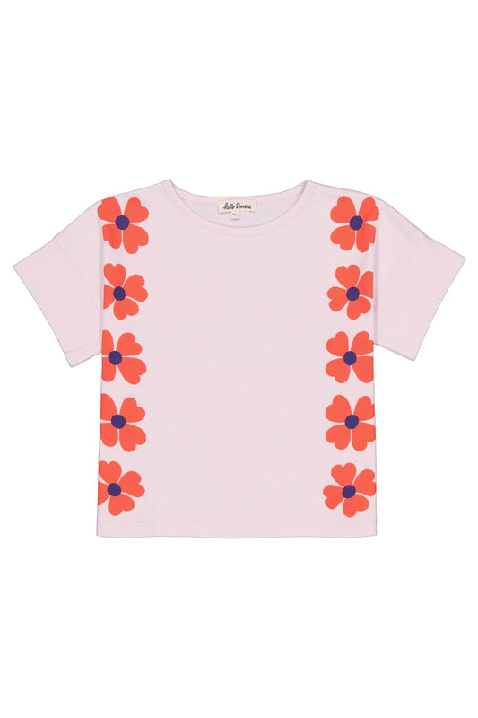 Girls Crop SS Tee Orchid Ice