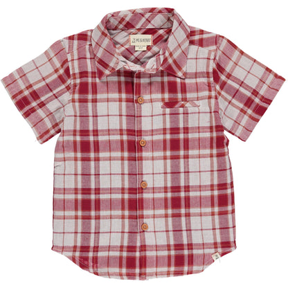 Newport Kid SS Plaid Shirt