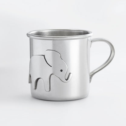 Elephant Baby Pewter Cup