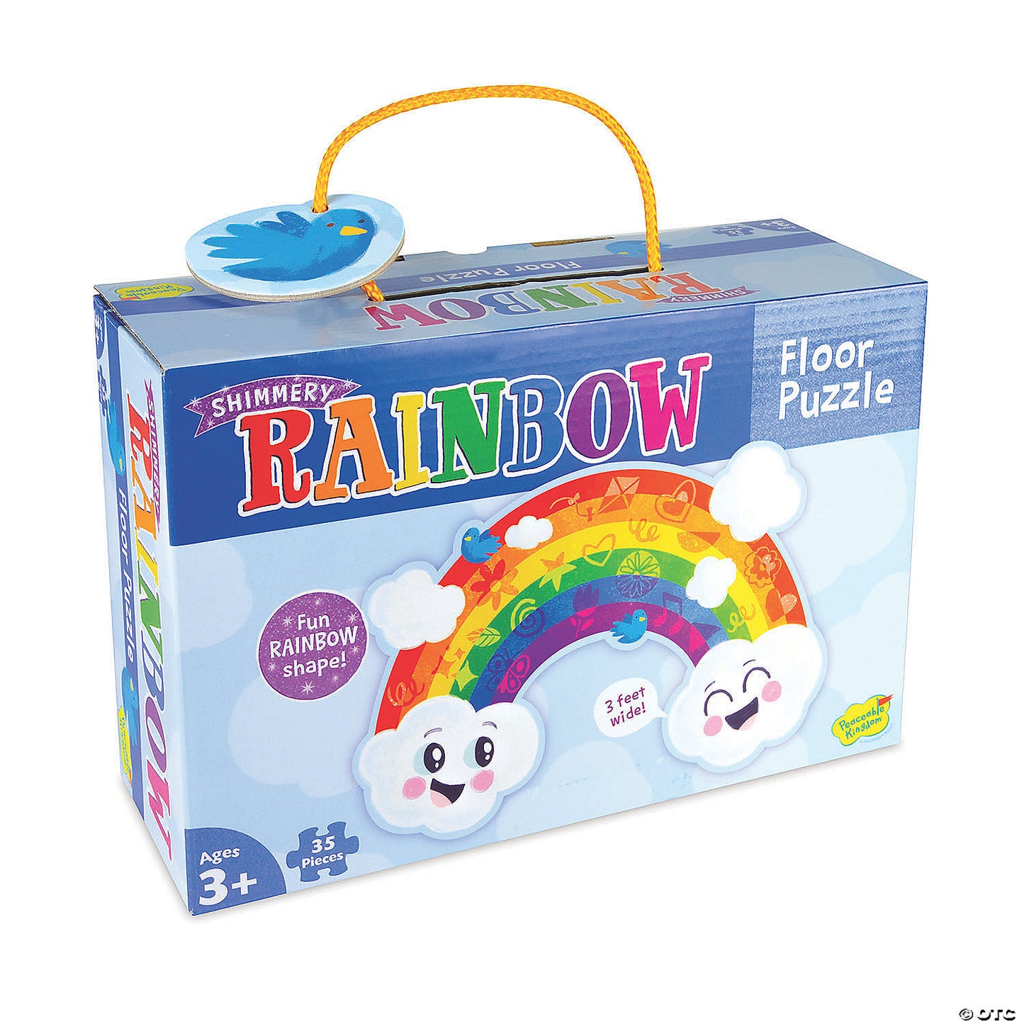 Rainbow Shimmer Floor Puzzle