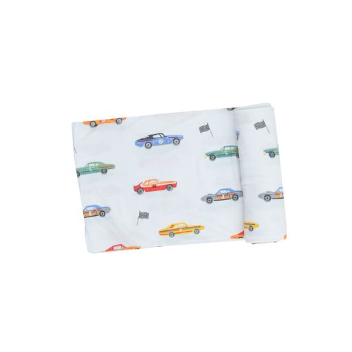 Muscle Car Bamboo Swaddle Blanket