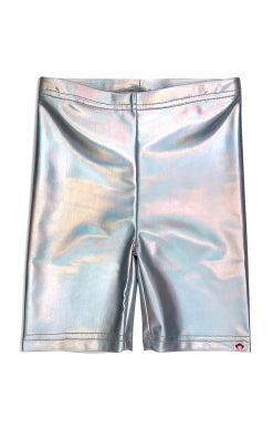 Silver Bike Shorts